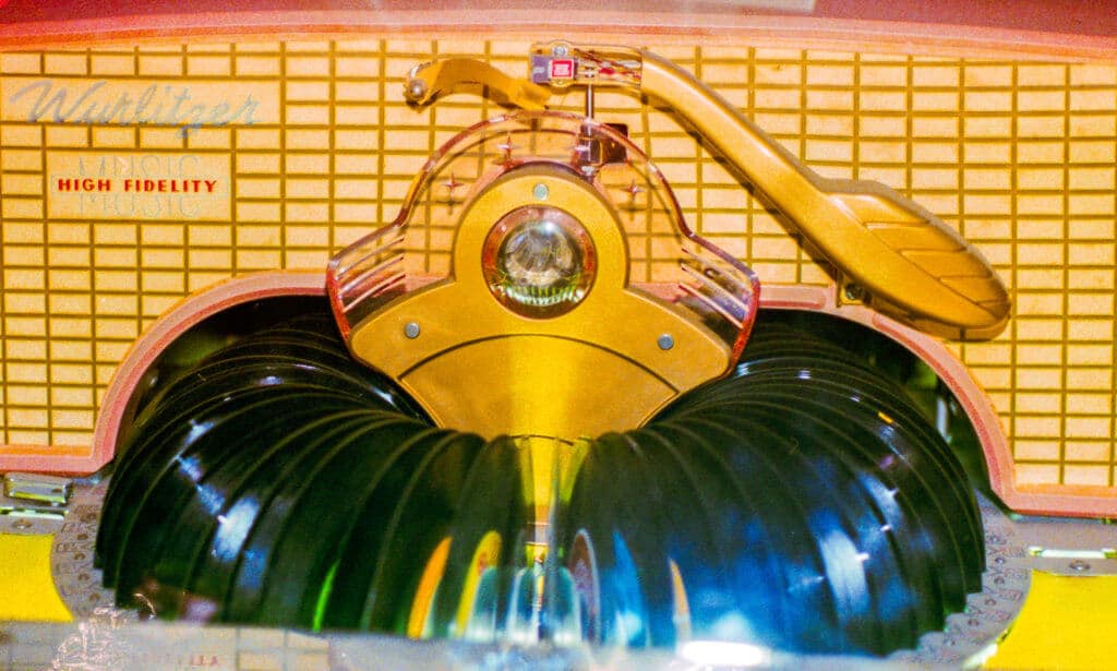 Wurlitzer Jukebox closeup