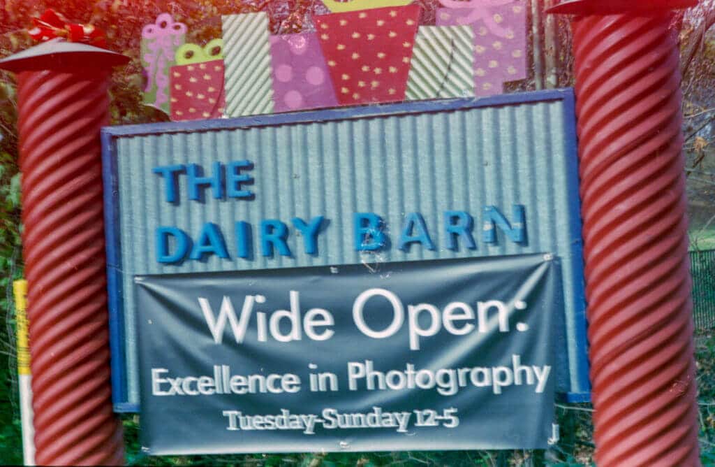Sign for the dairy Barn